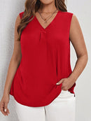 Blusa Feminina Solta Gola V Kalony