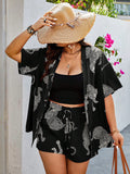 Conjunto Vanessa Estampa de Onça
