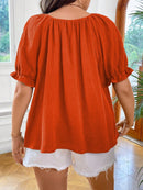 Blusa Feminina Manga Curta Talita Plus Size