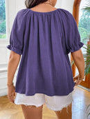 Blusa Feminina Manga Curta Talita Plus Size