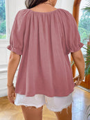 Blusa Feminina Manga Curta Talita Plus Size