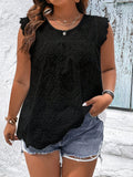 Blusa Feminina sem manga bordada Melissa