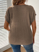 Blusa Feminina manga morcego Giovanna. Plus Size