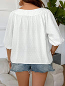 Blusa Feminina com mangas 3/4 Thaís. Plus Size