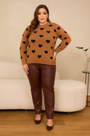 Blusa Tricot Corações