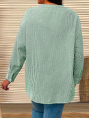 Blusa Listrada manga arregaçadas Maria Elisa