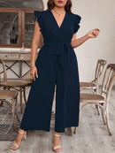 Macacão Largo com Cinto Emma