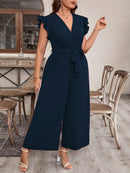 Macacão Largo com Cinto Emma