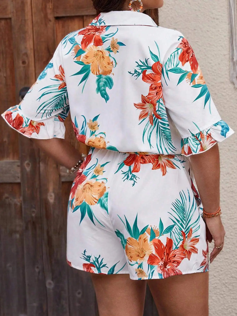 Macacão Casual Floral Amélie