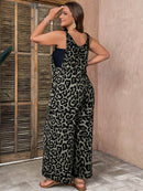 Macacão De Leopardo Com Cinto Solto Helo