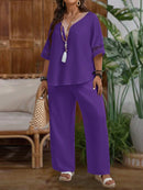 Conjunto feminino casual Fernanda