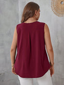 Blusa Feminina Solta Gola V Kalony