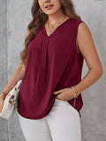 Blusa Feminina Solta Gola V Kalony