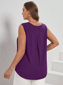 Blusa Feminina Solta Gola V Kalony