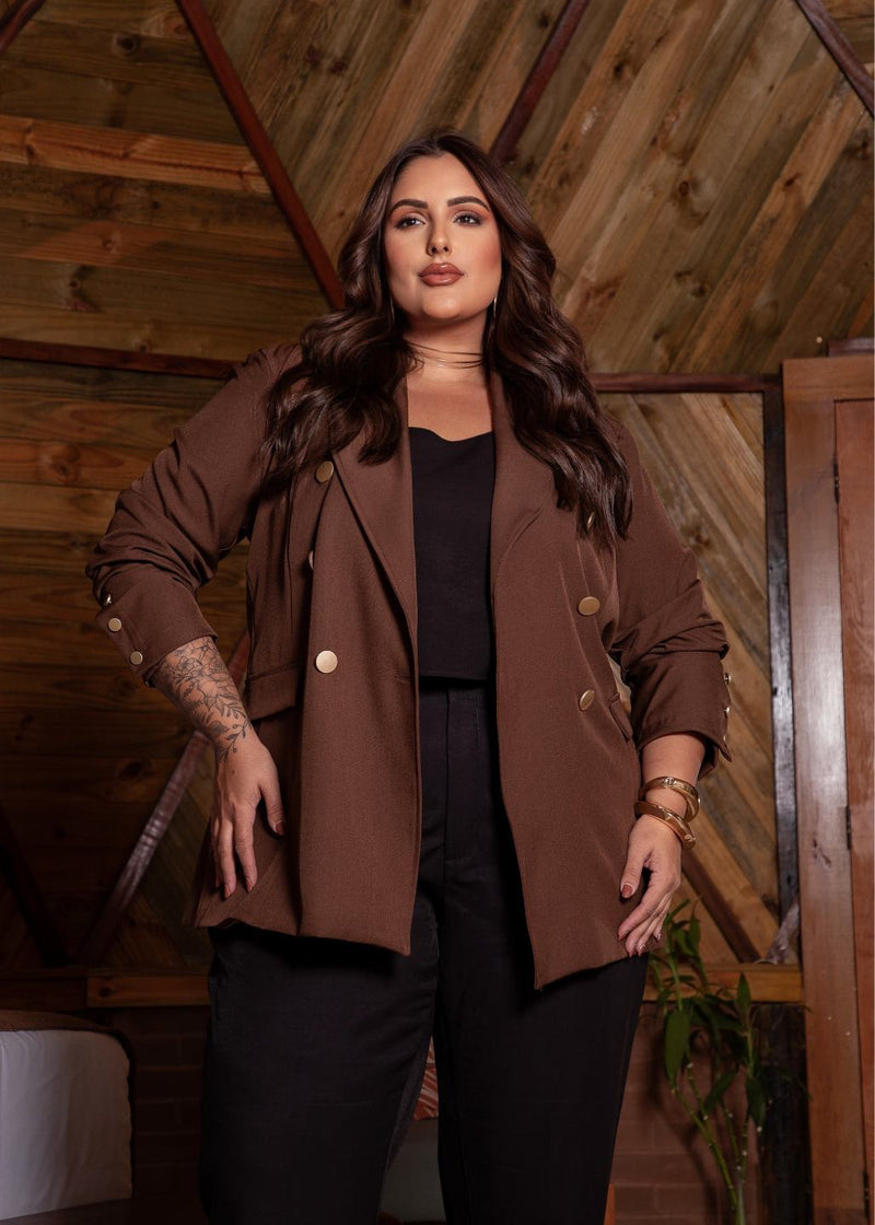 Blazer Romano Plus Size