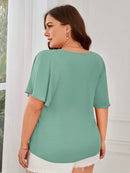 Blusa Com Gola De Amarração Flora