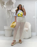 Saia de Crochê Búzios