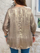 Blusa Feminina Casual manga 3/4 Kelly Plus Size.