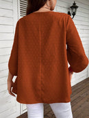 Blusa Feminina Casual manga 3/4 Kelly Plus Size.