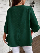 Blusa Feminina Casual manga 3/4 Kelly Plus Size.