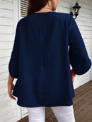 Blusa Feminina Casual manga 3/4 Kelly Plus Size.