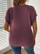 Blusa Feminina manga morcego Giovanna. Plus Size